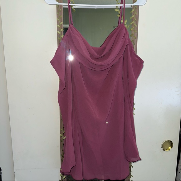 Oh Polly Burgundy Mini Dress - Picture 2 of 6
